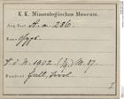Etiketten zu Gips (NHMW-MIN-Aa286)